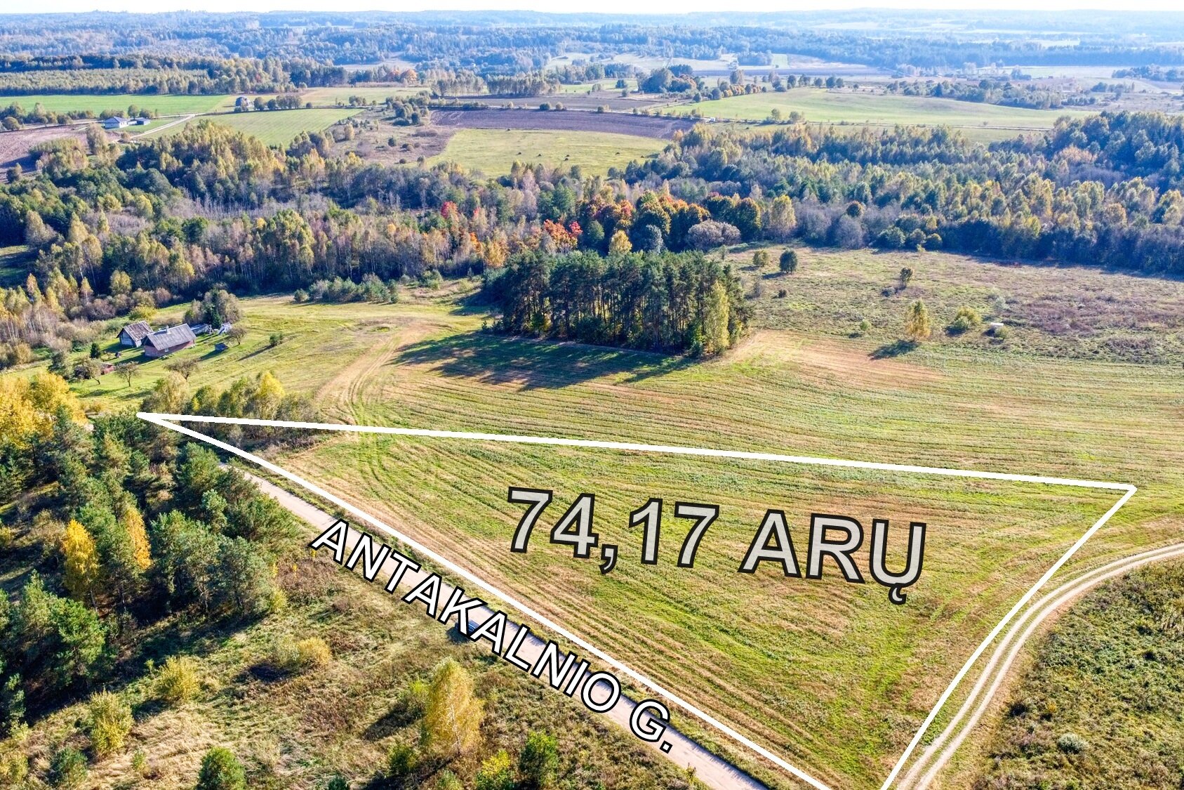 Участок Vilniaus rajono sav., Papiškėse, Gulbių g. – изображение 3