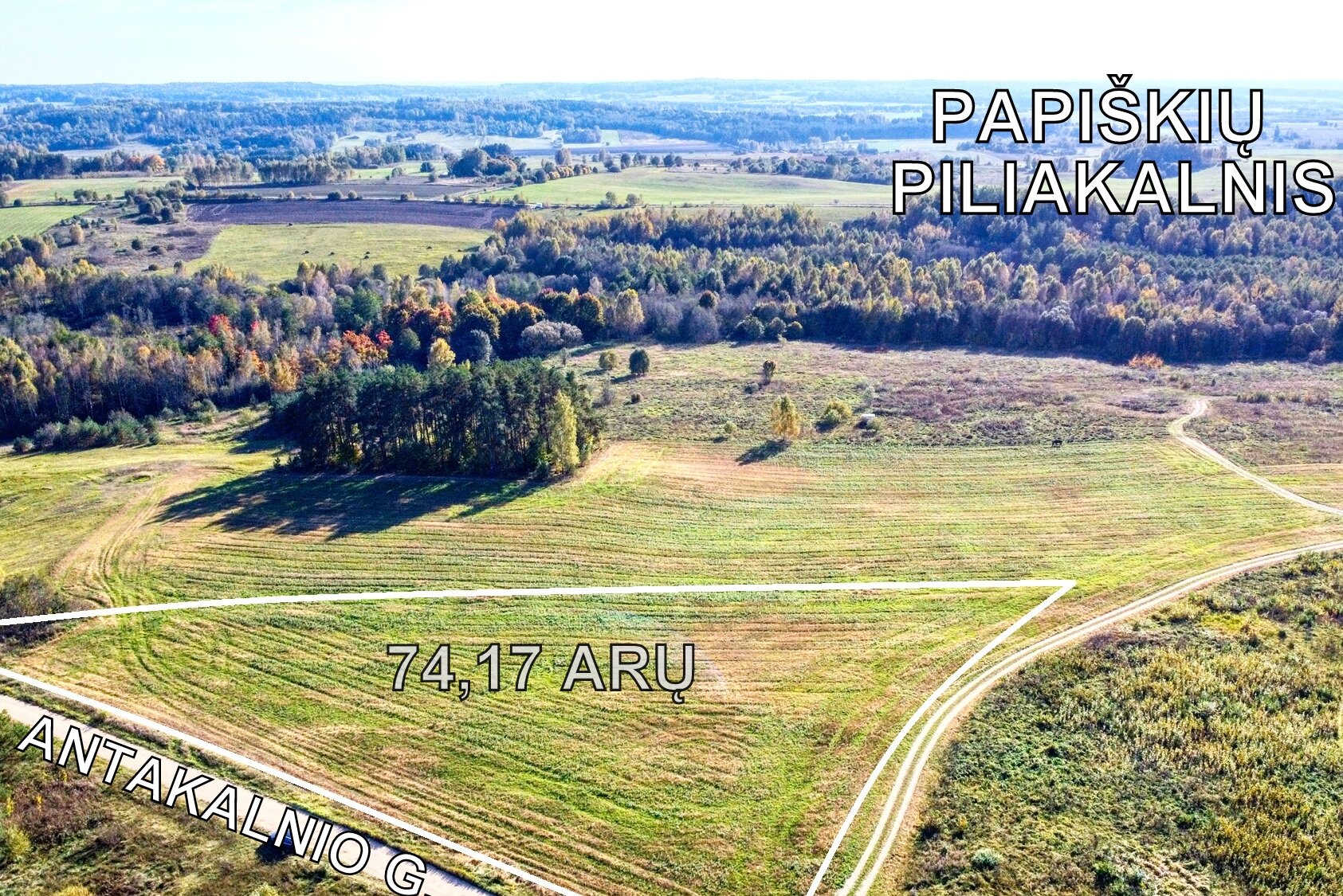 Участок Vilniaus rajono sav., Papiškėse, Gulbių g. – изображение 4