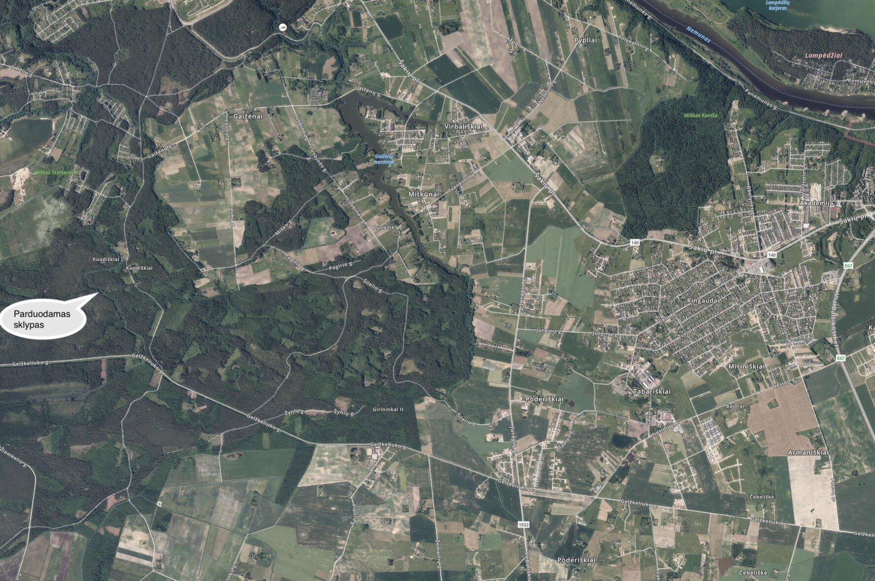 Sklypas Kauno rajono sav., Kuodiškiuose, Kuodiškių g. – nuotrauka 4