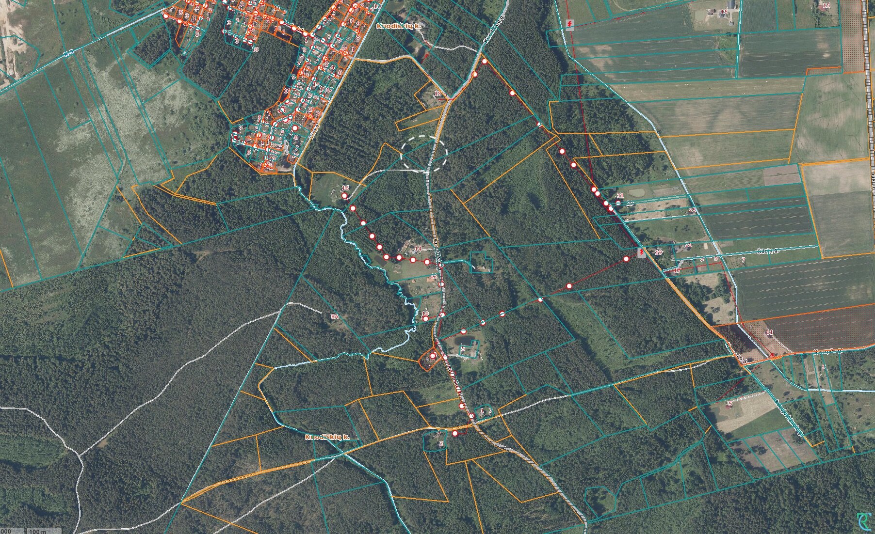 Sklypas Kauno rajono sav., Kuodiškiuose, Kuodiškių g. – nuotrauka 2