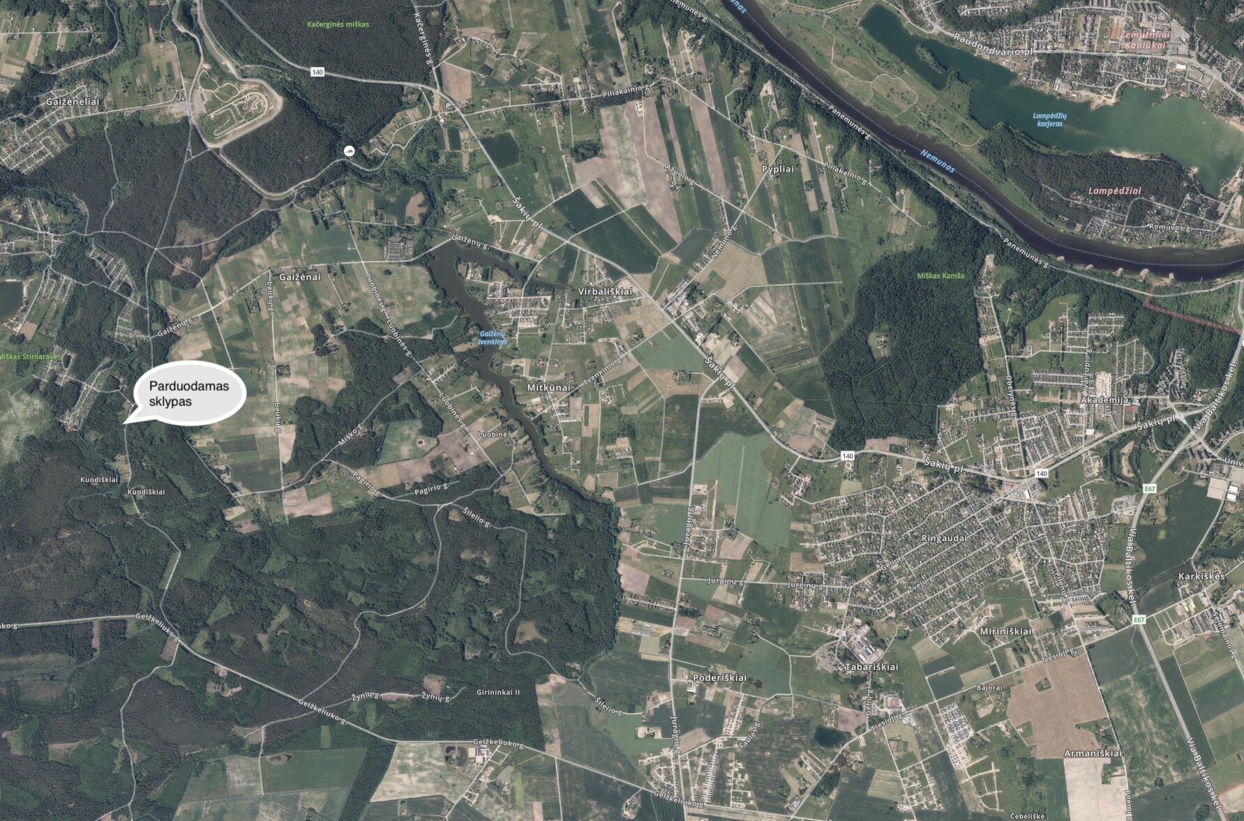 Sklypas Kauno rajono sav., Kuodiškiuose, Kuodiškių g. – nuotrauka 4