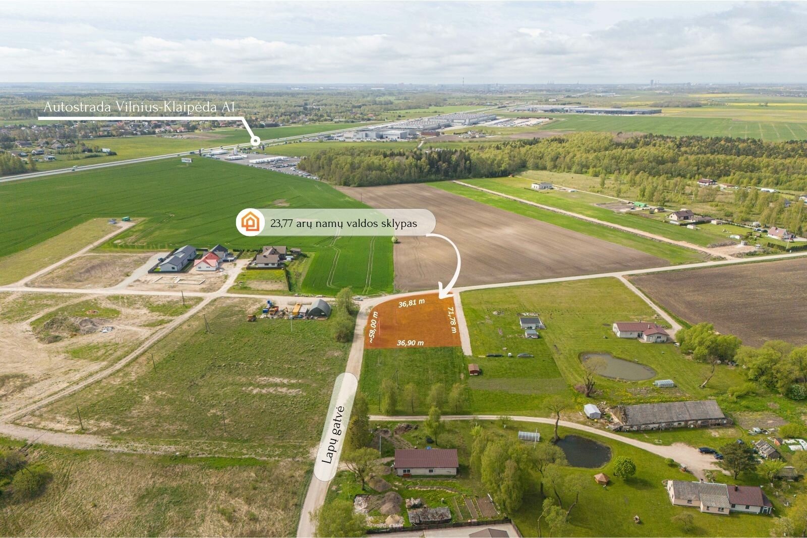 Участок Klaipėdos rajono sav., Šlapšilėje, Lapų g. – изображение 5
