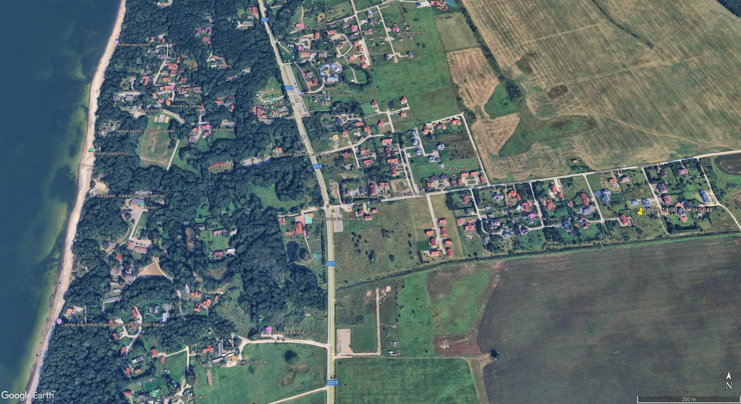 Участок Klaipėdos rajono sav., Karklėje, Karklininkų g. – изображение 6