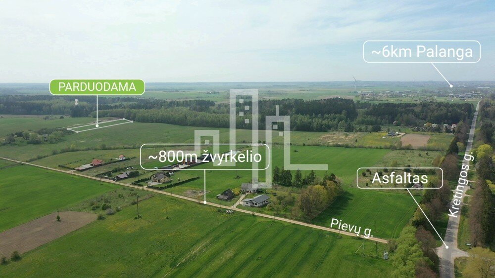 Sklypas Kretingos rajono sav., Pryšmančiuose, Pievų g. – nuotrauka 3