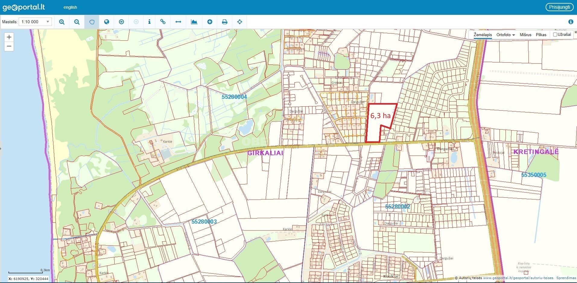 Участок Klaipėdos rajono sav., Dargužiuose, Peskojų g. – изображение 5