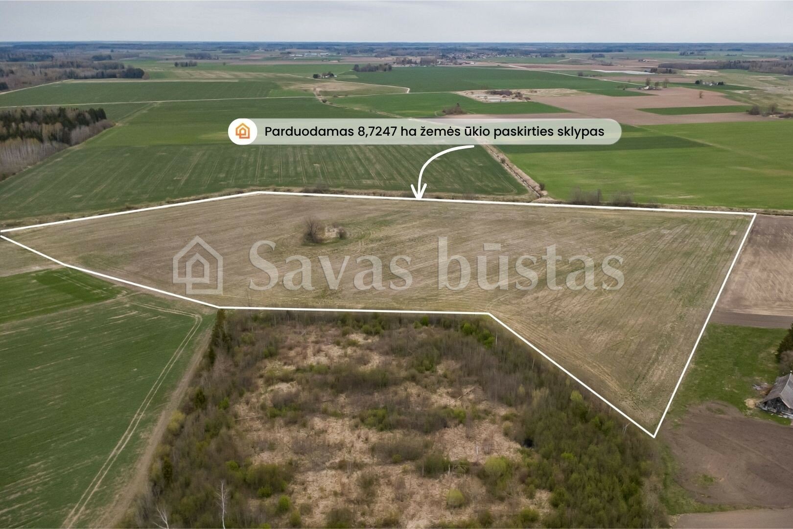 Участок Šiaulių rajono sav., Amaliuose – изображение 4