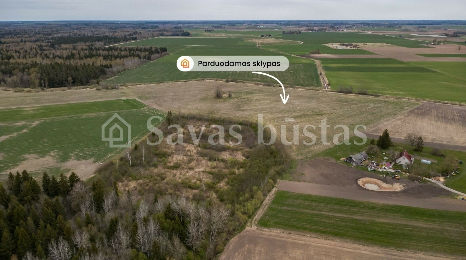 Участок Šiaulių rajono sav., Amaliuose – изображение 5