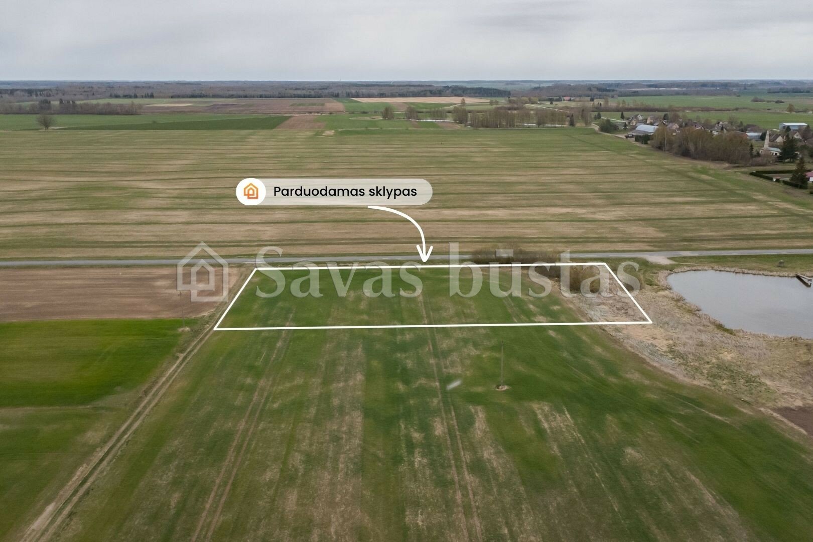Участок Šiaulių rajono sav., Meškuičiuose, Šiaulių g. – изображение 4