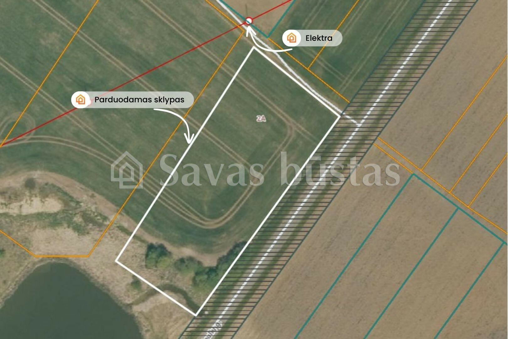 Участок Šiaulių rajono sav., Meškuičiuose, Šiaulių g. – изображение 5