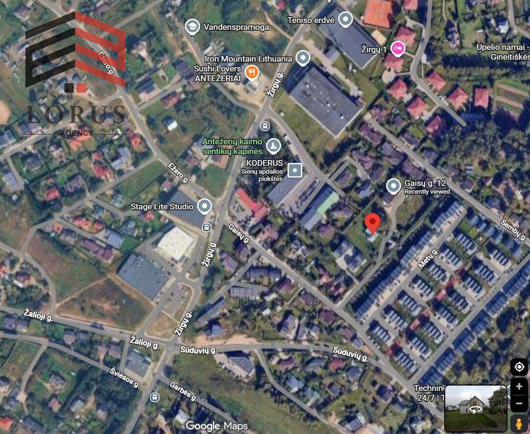 Участок Vilniaus rajono sav., Antežeriuose, Gaisų g. – изображение 4