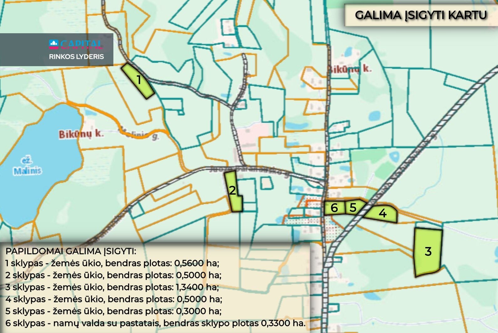 Sklypas Utenos rajono sav., Bikūnuose – nuotrauka 6