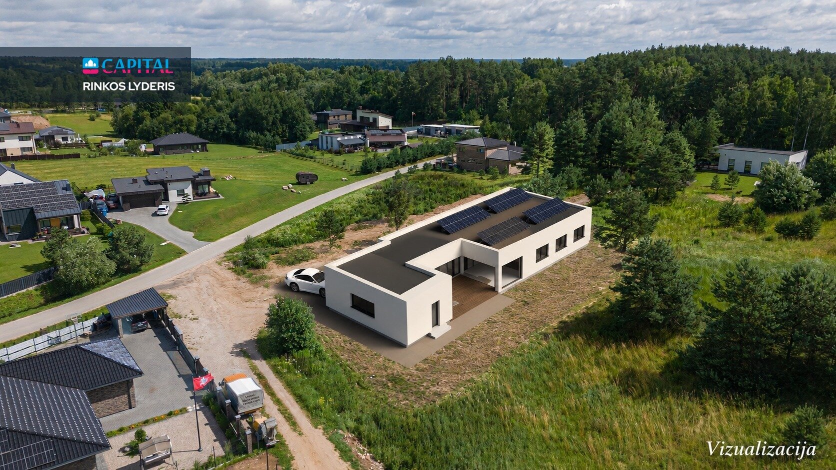 Sklypas Vilniaus rajono sav., Bendoriuose, Dvaro g. – nuotrauka 4