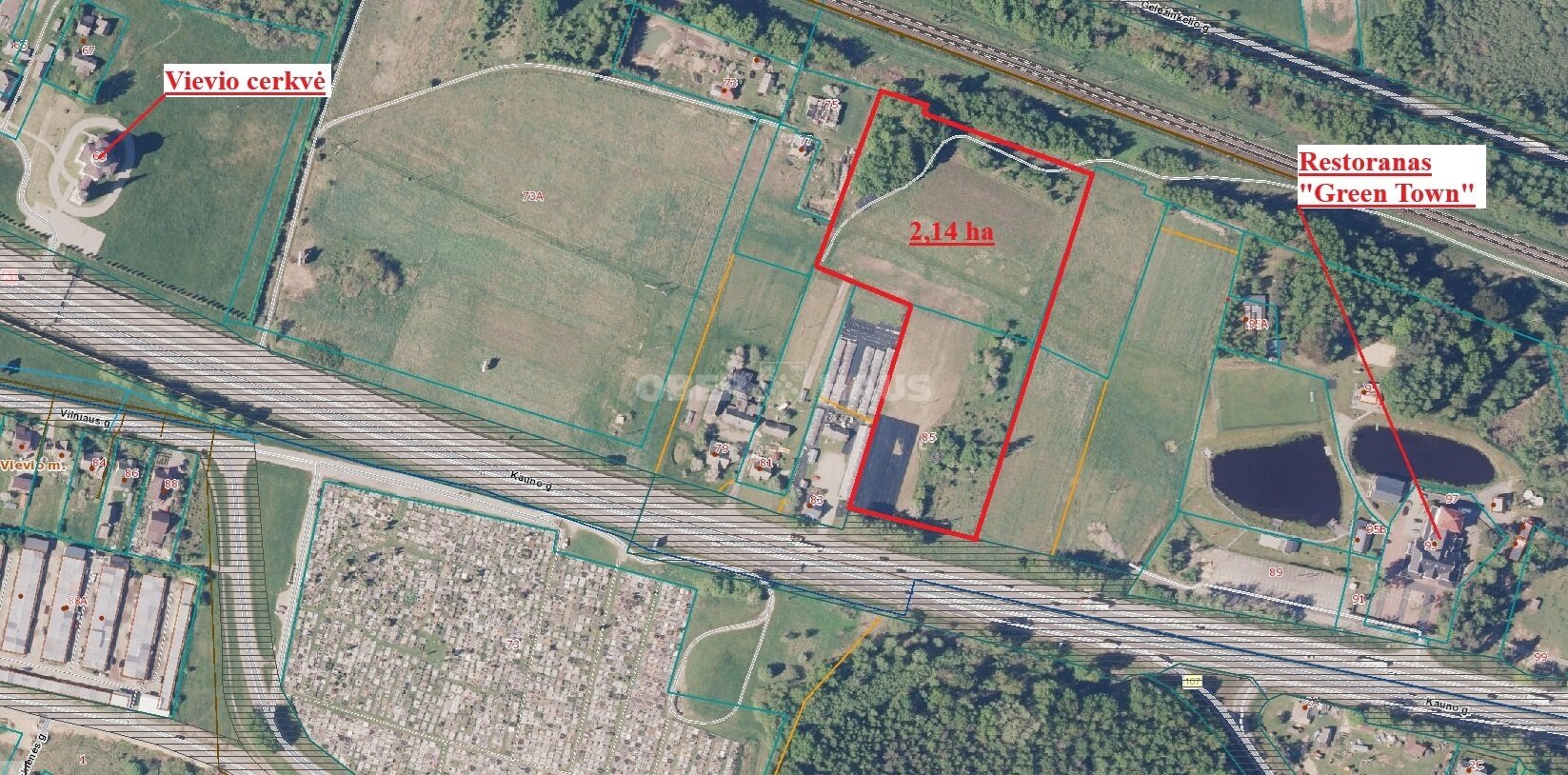 Sklypas Elektrėnų sav., Vievyje, Kauno g. – nuotrauka 4