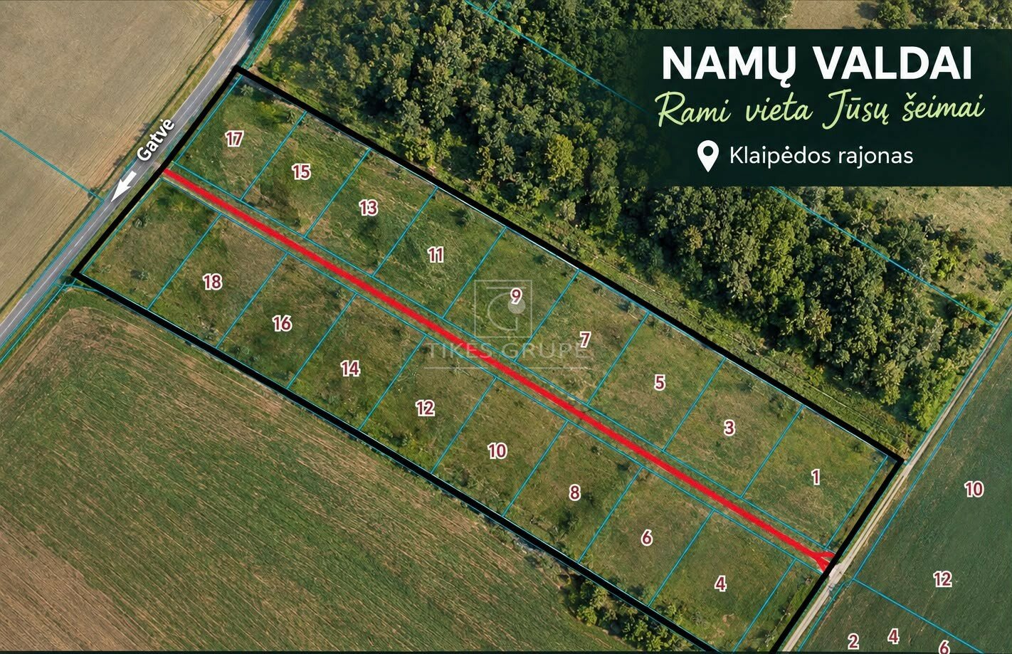 Sklypas Klaipėdos r. sav., Leliuose – nuotrauka 1
