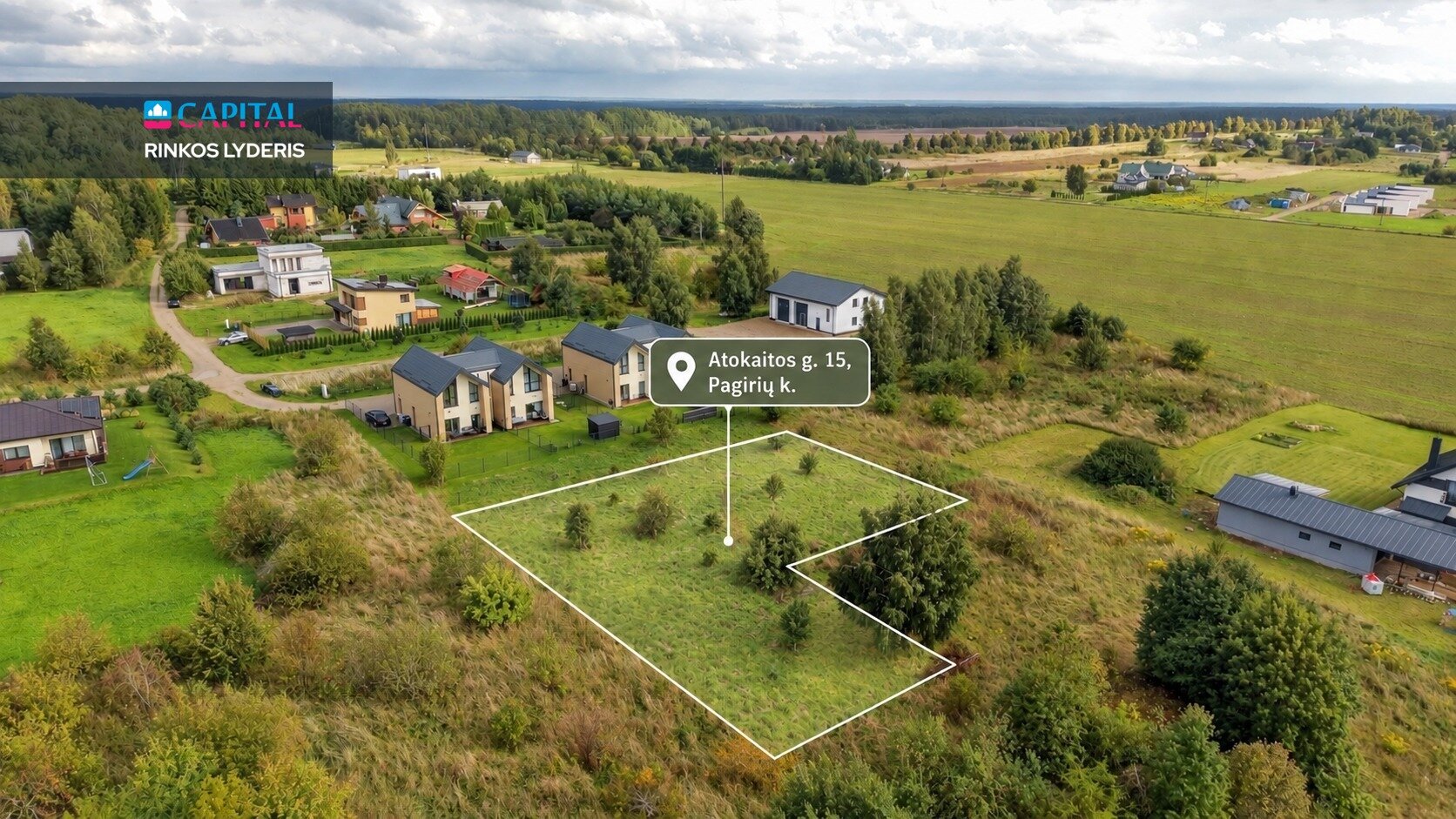 Sklypas Vilniaus rajono sav., Pagiriuose – nuotrauka 1