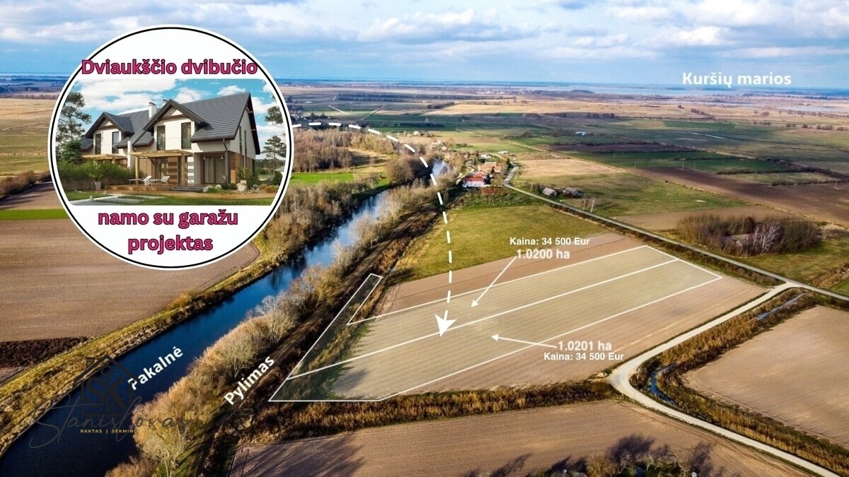 Sklypas Šilutės rajono sav., Pakalnėje – nuotrauka 1