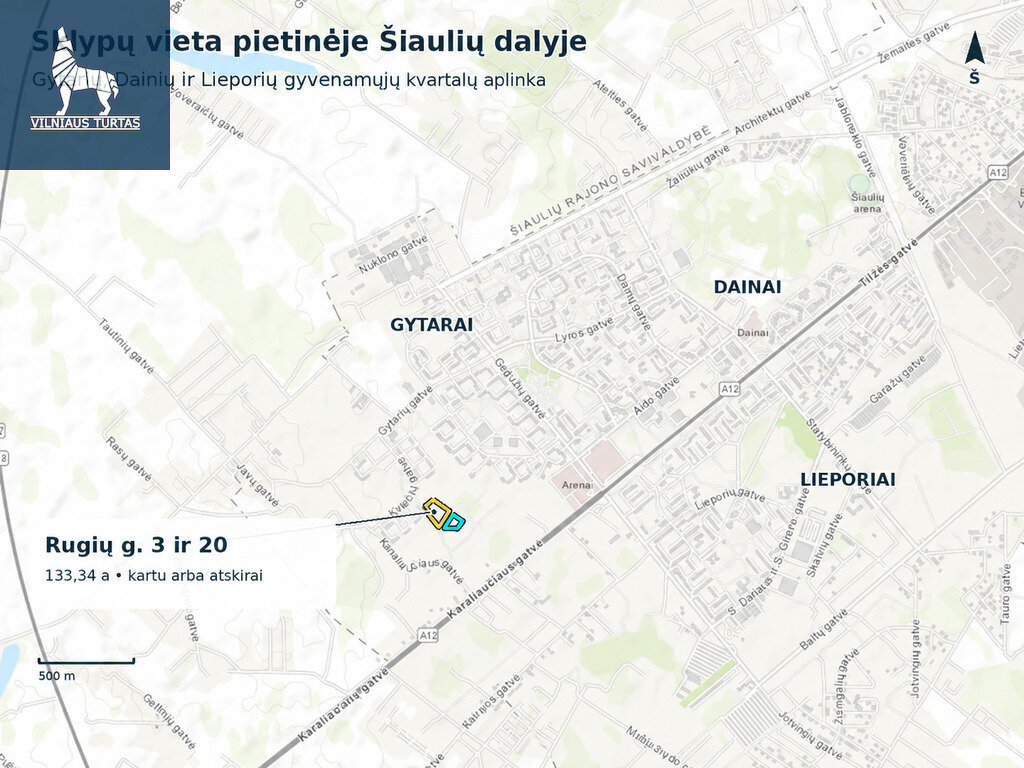 Sklypas Šiauliuose, Gytaruose, Rugių g. – nuotrauka 6