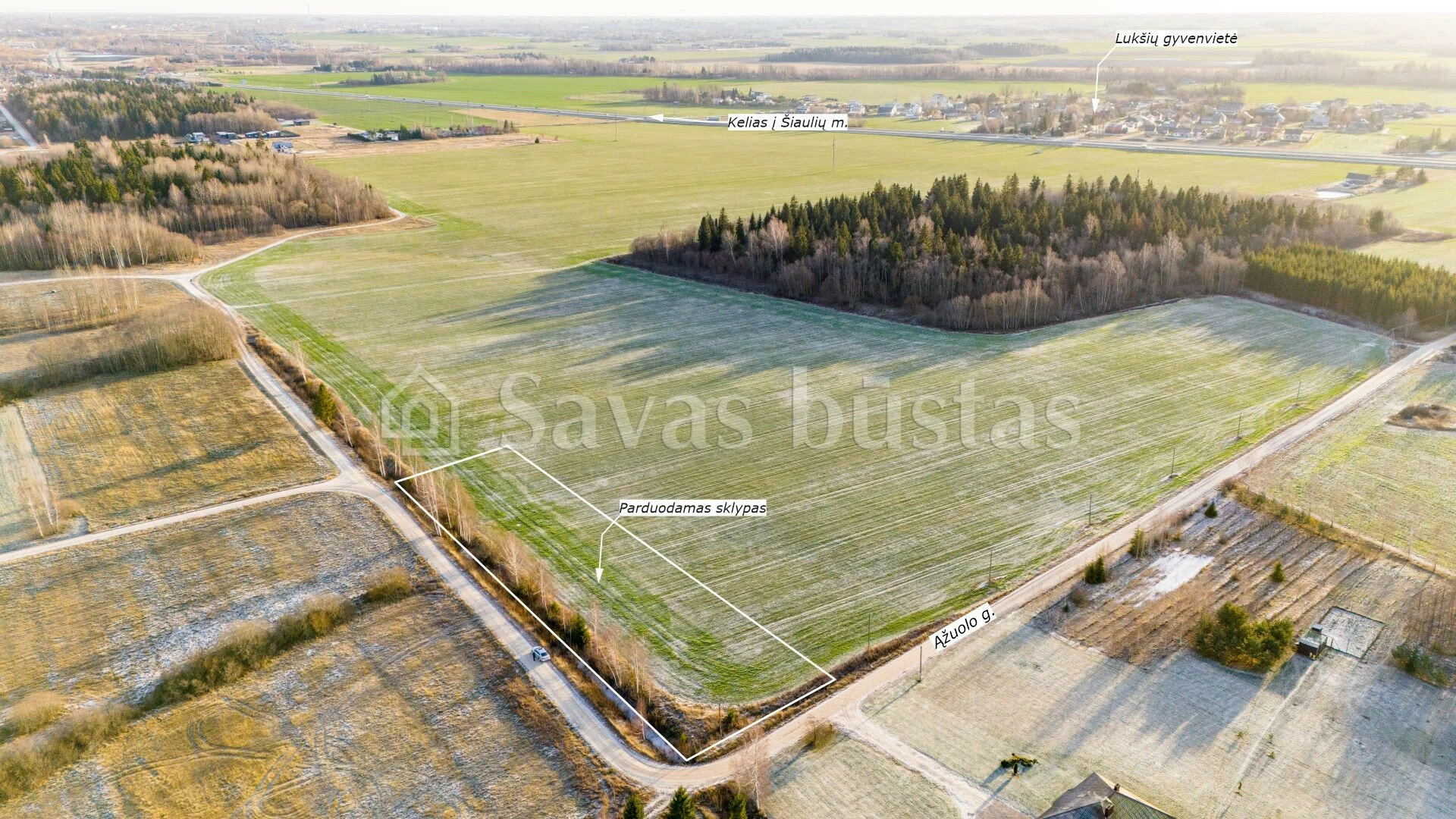 Sklypas Šiaulių r. sav., Lukšiuose – nuotrauka 1