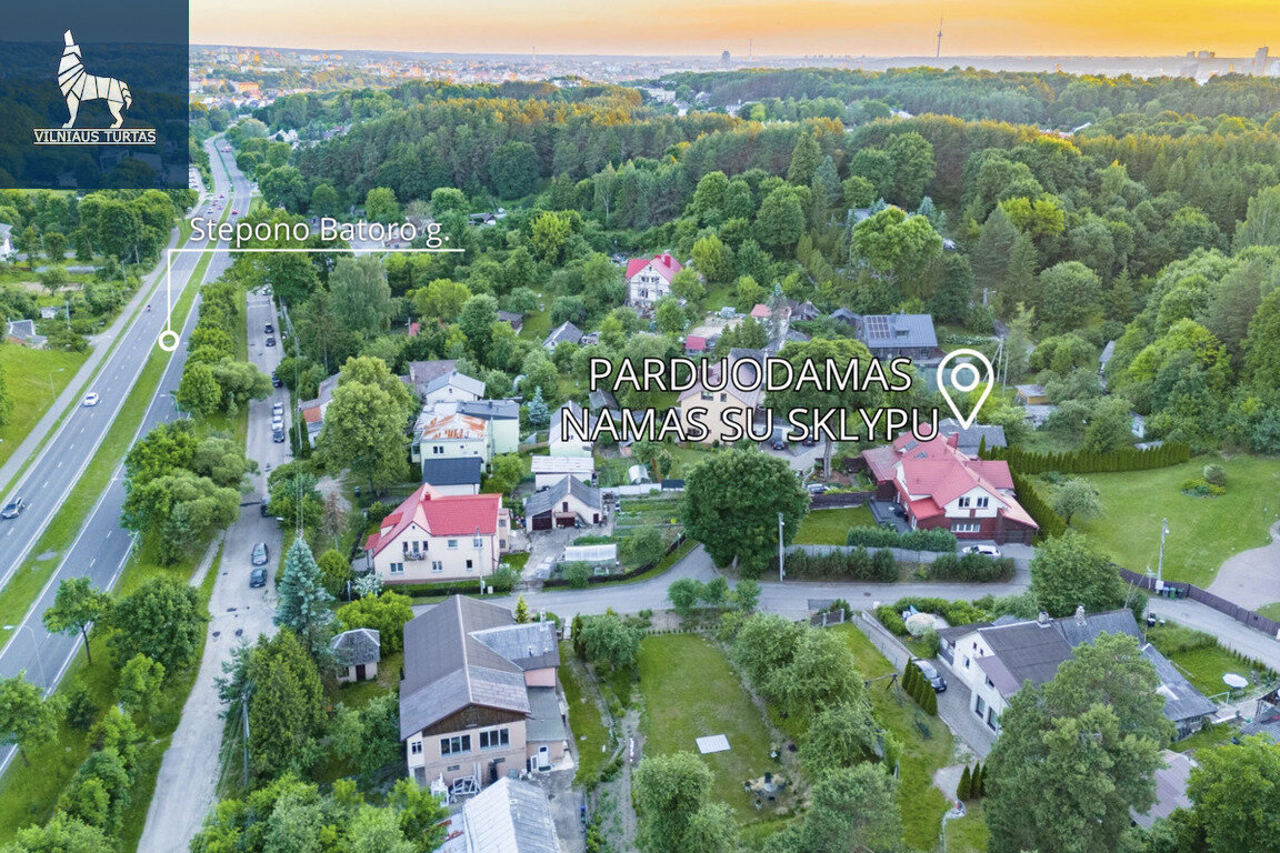 Sklypas Vilniuje, Antakalnyje, S. Batoro g. – nuotrauka 1