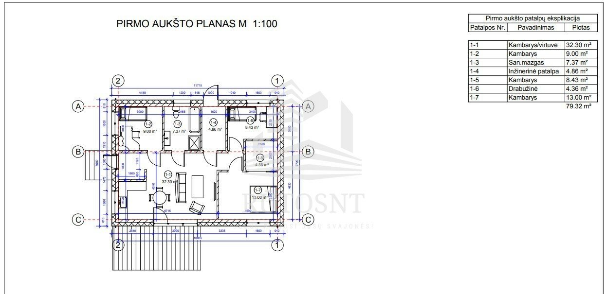 House Klaipėdos rajono sav., Baukštininkuose – image 6