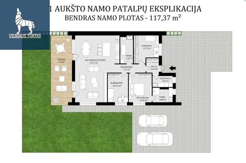 Gyvenamasis namas Vilniaus rajono sav., Daržininkuose, Klebniškių g. – nuotrauka 6