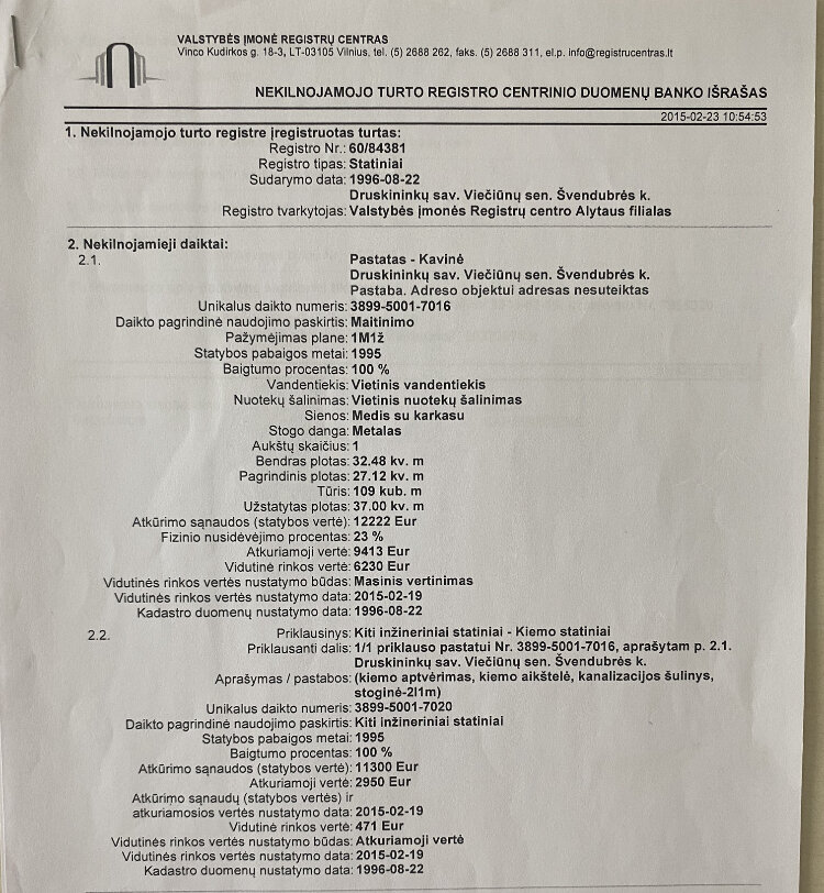 Gyvenamasis namas Druskininkų sav., Švendubrėje, Švendubrės g. – nuotrauka 3