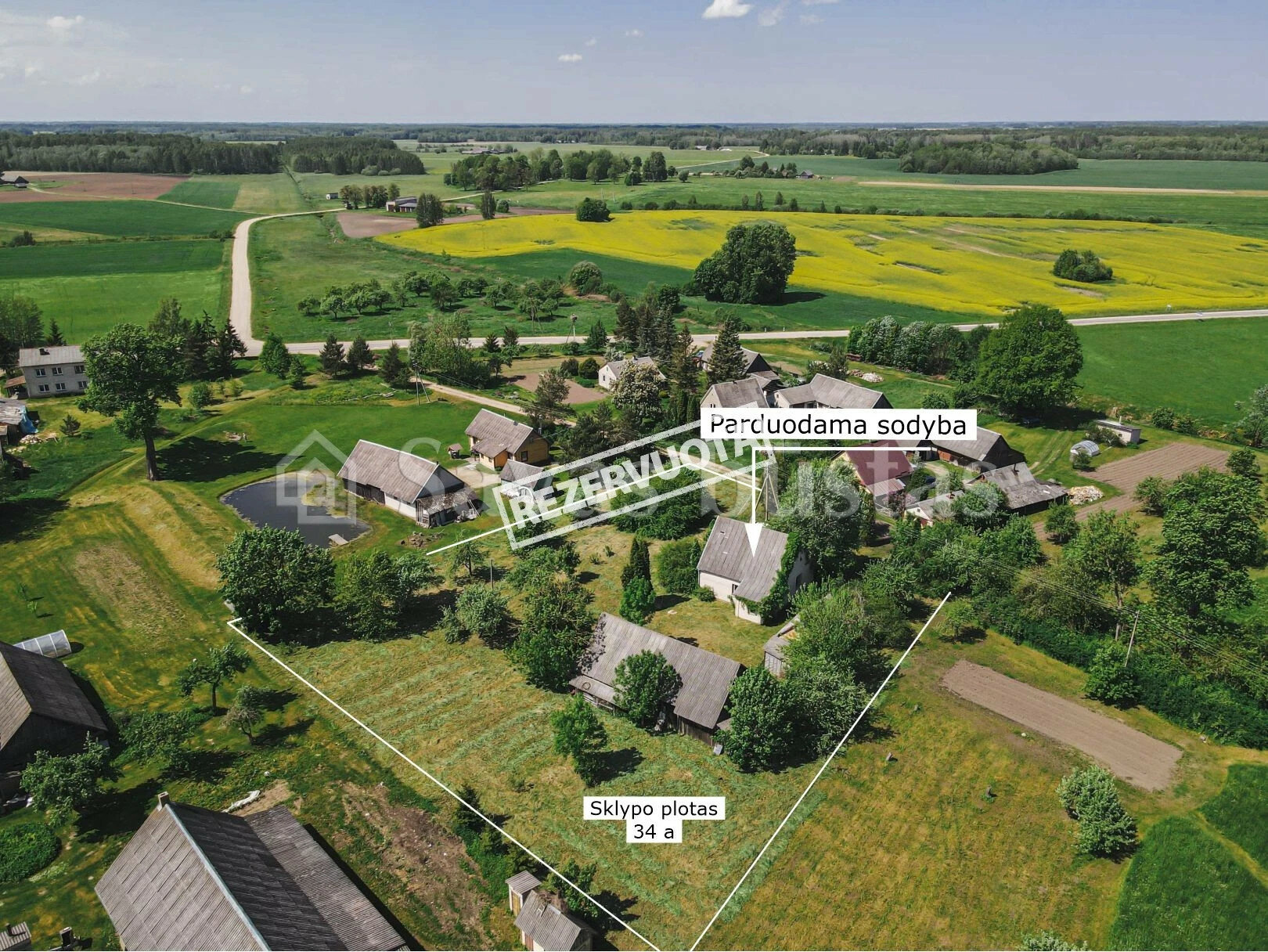 Sodyba Kupiškio r. sav., Tviruose – nuotrauka 1