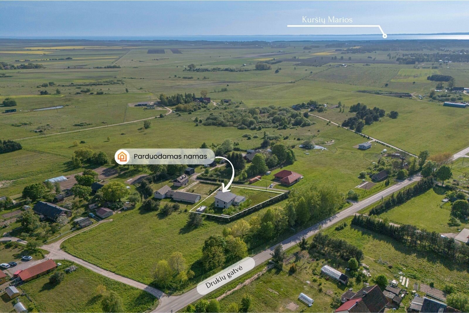 Gyvenamasis namas Klaipėdos rajono sav., Pangesuose, Drukių g. – nuotrauka 3