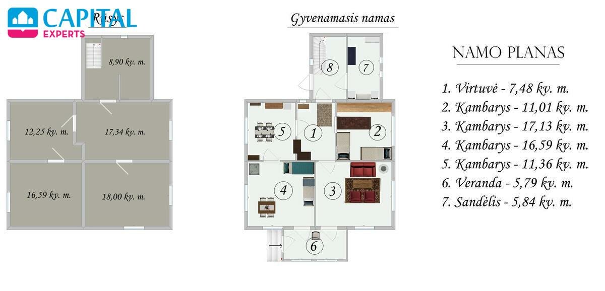 Gyvenamasis namas Ukmergės rajono sav., Ukmergėje, Vyšnių g. – nuotrauka 5
