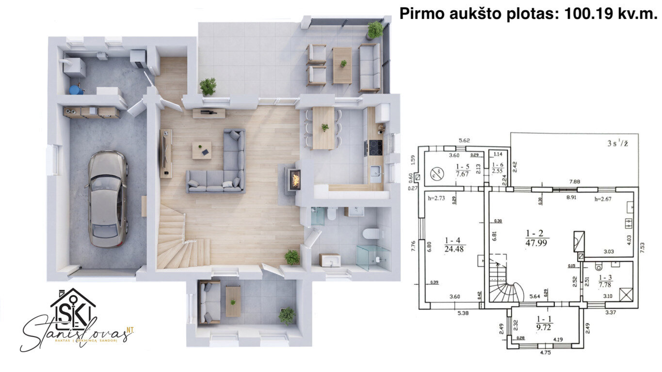 Sodo namas Šilutės rajono sav., Traksėdžiuose, Pamario 1-asis tak. – nuotrauka 4