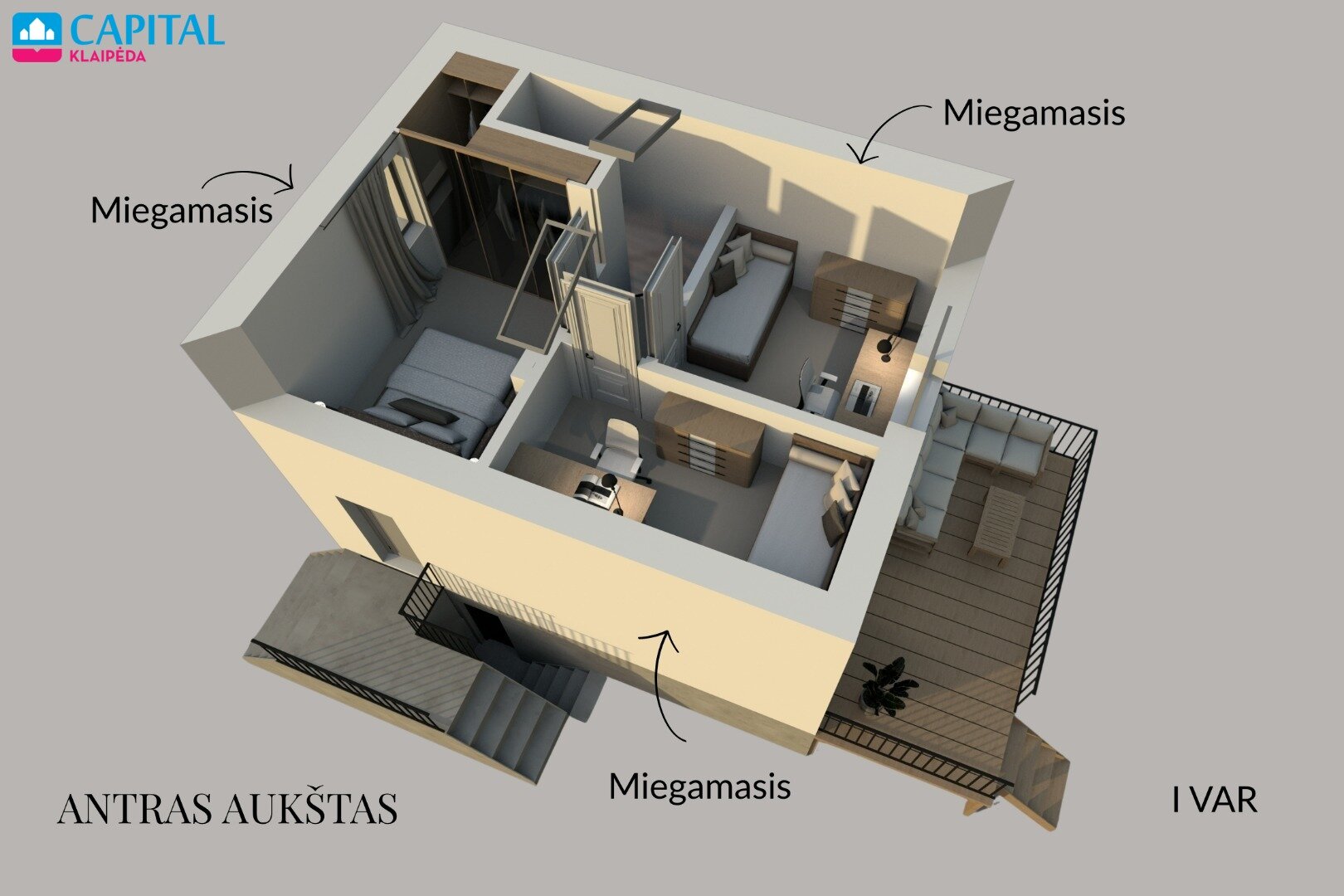 Sodo namas Klaipėdos rajono sav., Dercekliuose – nuotrauka 5