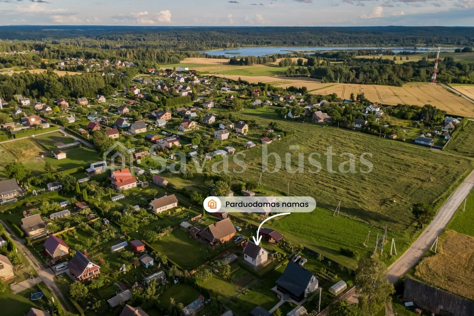 Sodo namas Šiaulių rajono sav., Gervėnuose, Gvazdikų g. – nuotrauka 4
