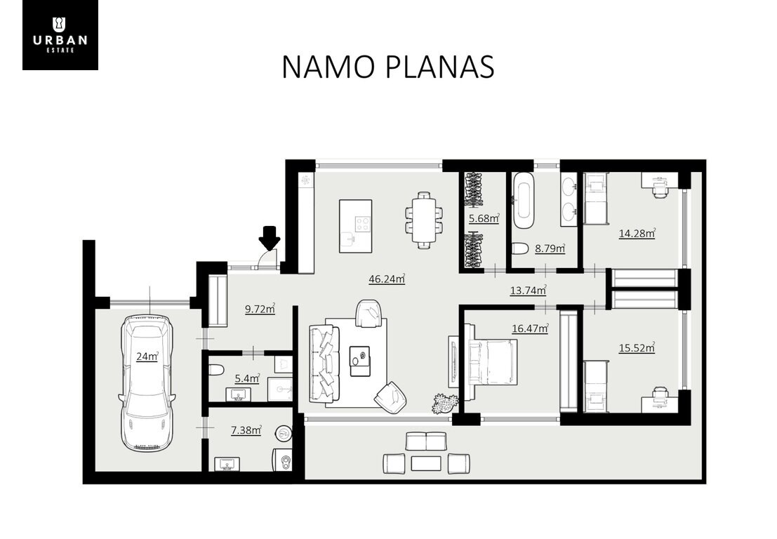 Gyvenamasis namas Vilniaus rajono sav., Užubaliuose, Užubalių g. – nuotrauka 4