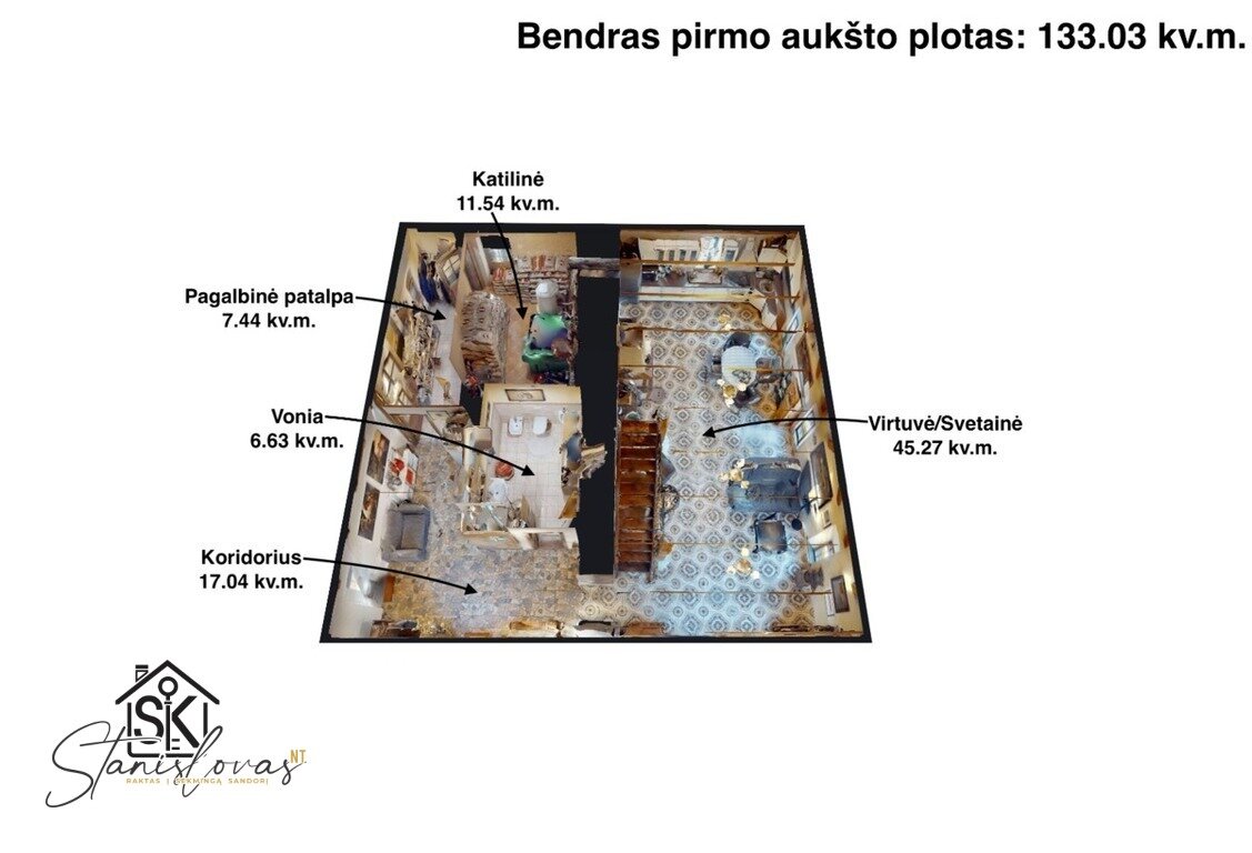Gyvenamasis namas Klaipėdos rajono sav., Gropiškiuose – nuotrauka 4