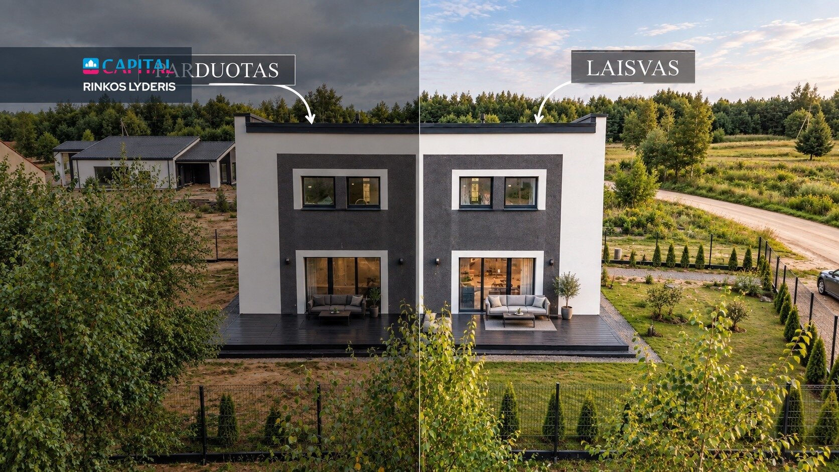 Sublokuotas namas Trakų r. sav., Račkūnuose – nuotrauka 3
