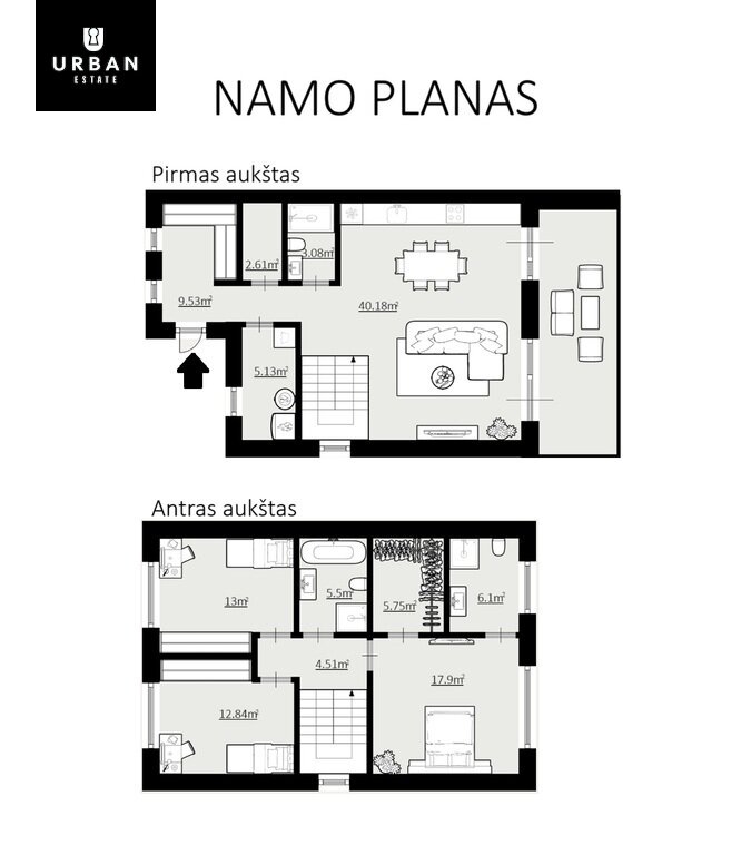 Gyvenamasis namas Vilniaus r. sav., Didžioji Riešė, Žalioji g. – nuotrauka 6
