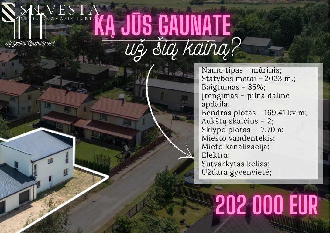 Sublokuotas namas Trakų r. sav., Lentvaryje, Pušynėlio g. – nuotrauka 3