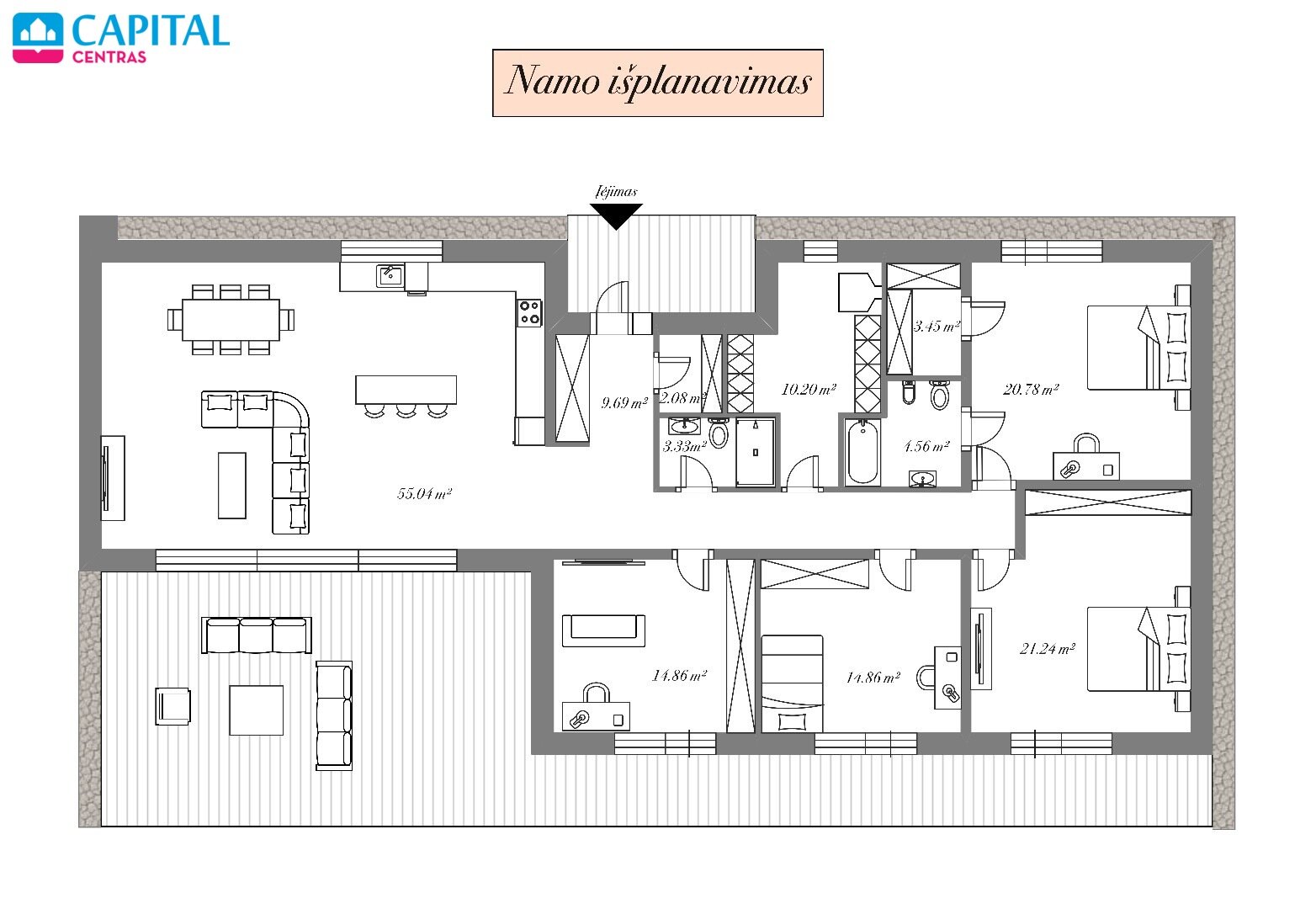 Gyvenamasis namas Vilniaus r. sav., Mykoliškėse – nuotrauka 4