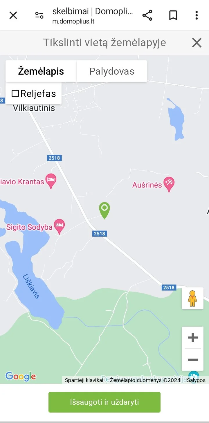 участок Varėnos rajono sav., Vilkiautinyje – изображение 3