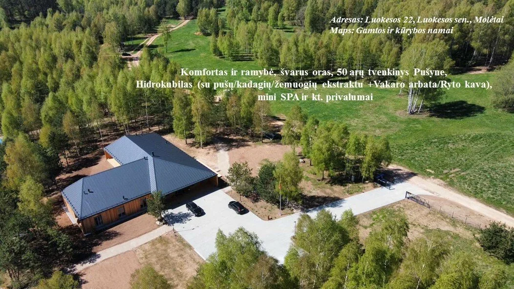 Moderni Sodyba poilsiui - komfortas, švarus oras, hidrokubilas, tvenkinys pušyne ir daug gamtos.. Kambario nuoma Molėtų rajono sav., Alksniškėse – nuotrauka 5
