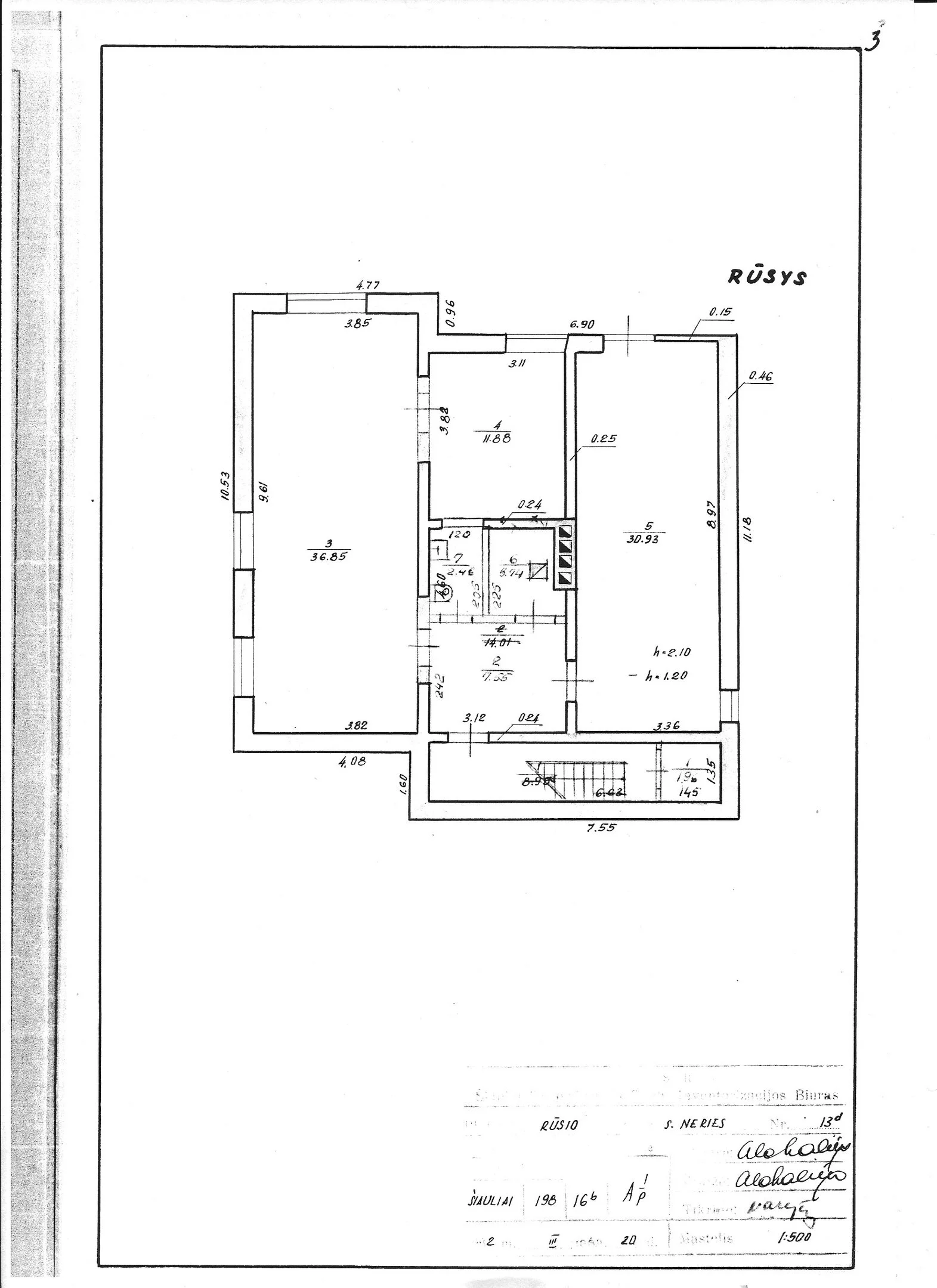 Gyvenamasis namas Šiauliuose Centre, S. Nėries g. – nuotrauka 2