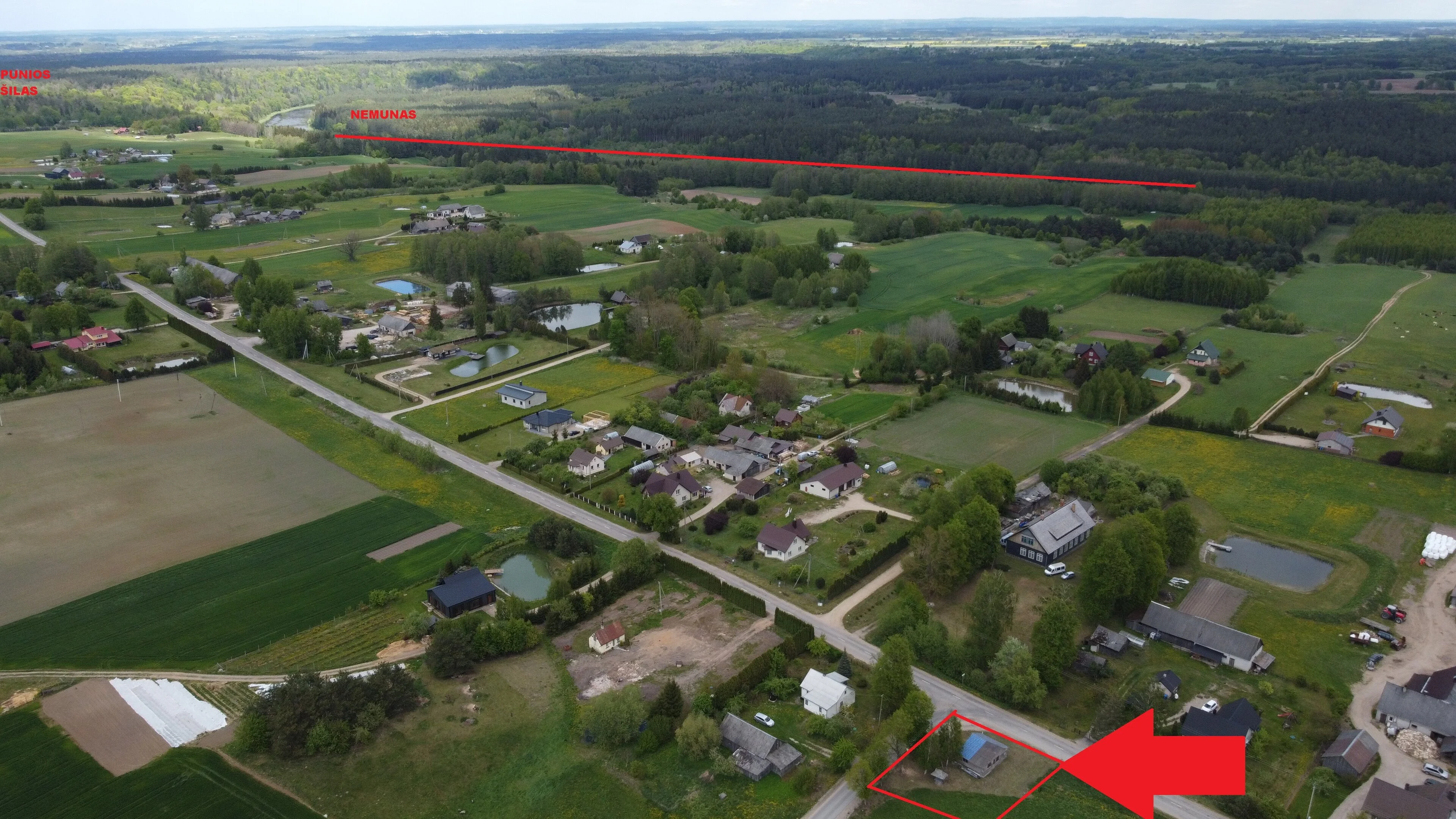 Sodyba Alytaus r. sav., Panemuninkuose, Naujakurių g. – nuotrauka 1
