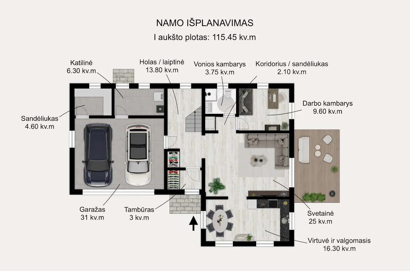 участок Vilniaus rajono sav., Kalveliuose, Paparčių g. – изображение 6