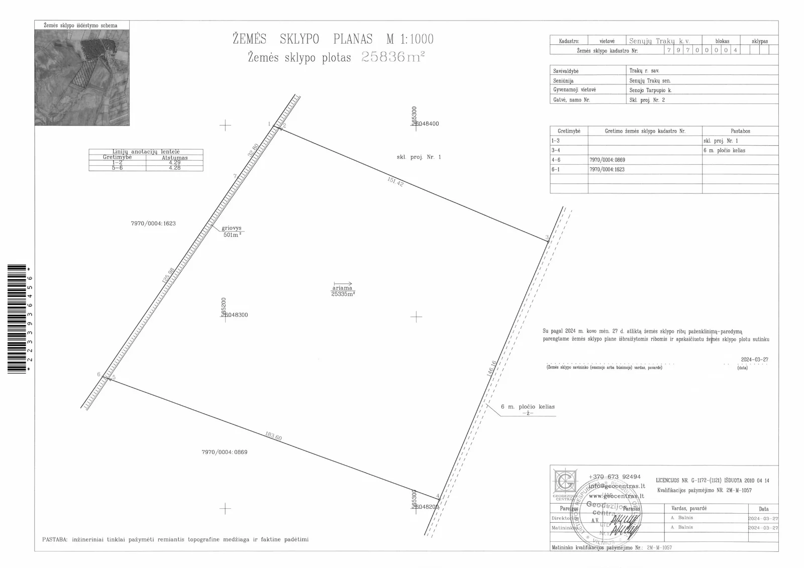 plot Trakų rajono sav., Senasis Tarpupis, Laimės g. – image 3