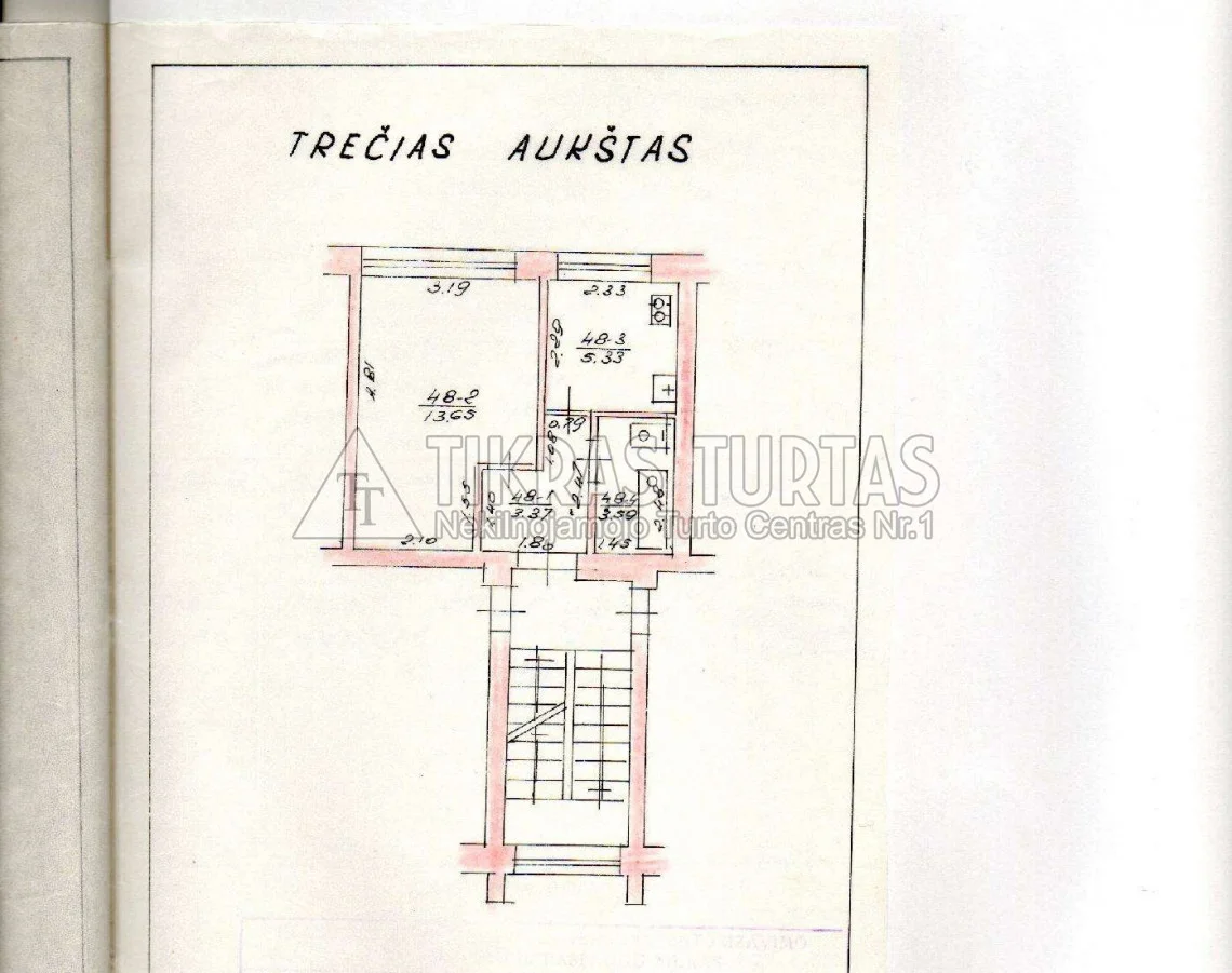 Parduodamas 1 kambario butas Klaipėdoje Debrecene, Debreceno g.