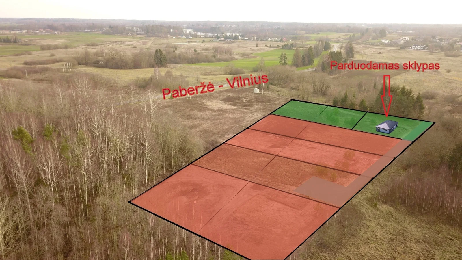 Sklypas Vilniaus rajono sav., Pikeliškėse, Paberžės g. – nuotrauka 4