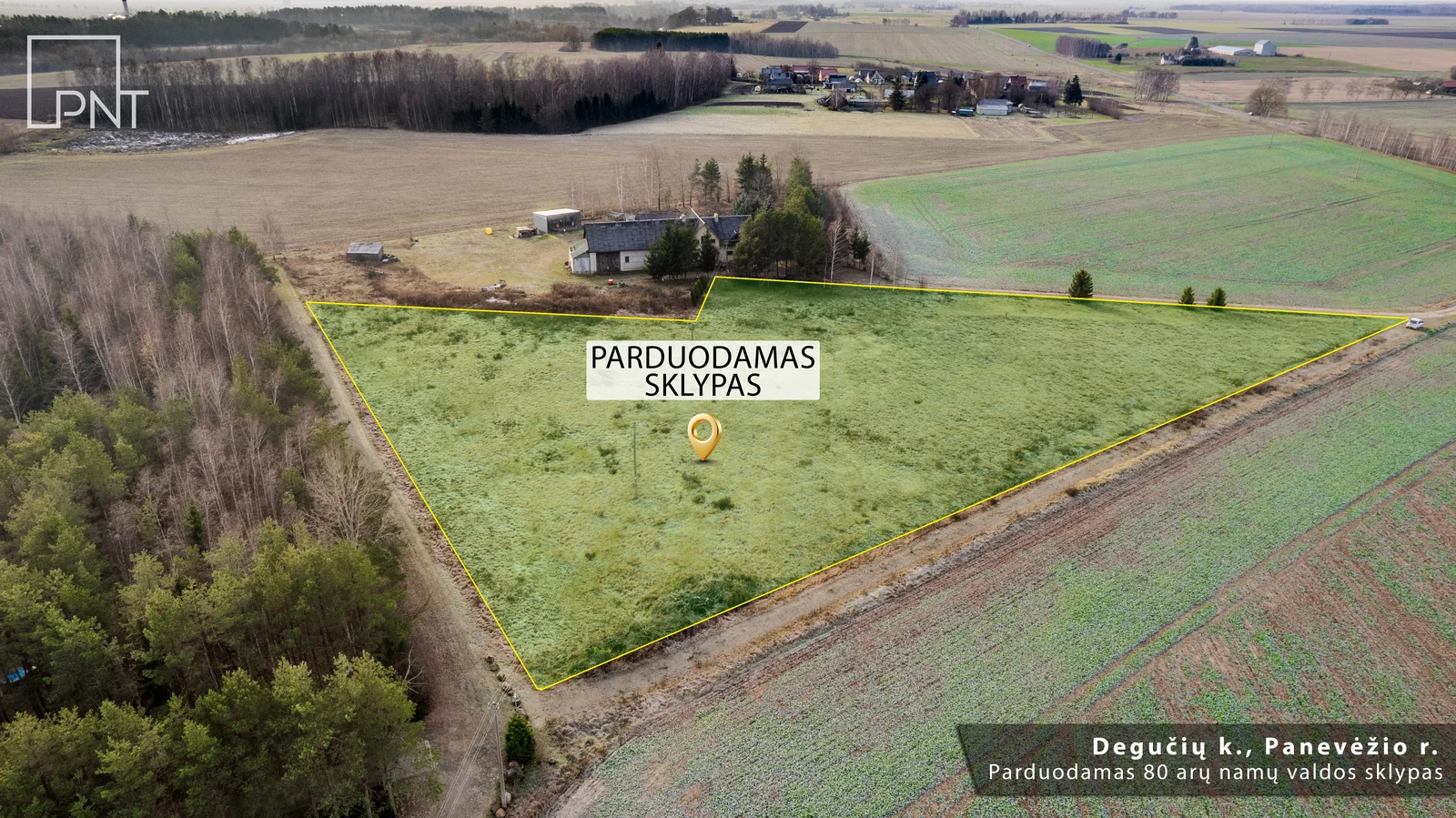 Sklypas Panevėžio rajono sav., Degionyse, Naujamiesčio g. – nuotrauka 3