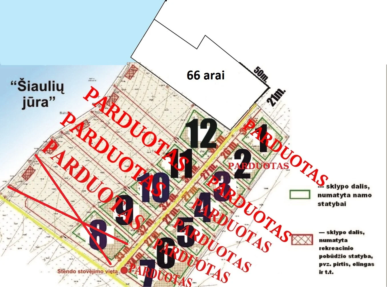 участок Šiaulių rajono sav., Raizgiuose, Radvilės g. – изображение 4