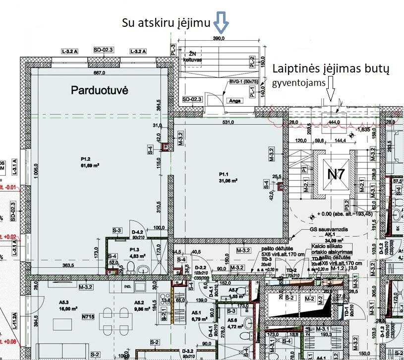 Продаются Офис / Торговля/Услуги / Другое помещения Vilniuje Pašilaičiuose, Edinburgo g. – изображение 4