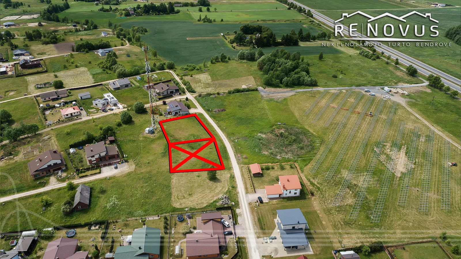 участок Šiaulių rajono sav., Aukštelkėje, Gerdo g. – изображение 5